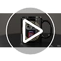 ARMY 82nd Airborne Division Coffee Mug - Paratrooper Wings Black 11oz