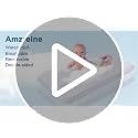 Dual-Sided Gel Memory Foam Travel Crib Mattress - 42" x 24" x 2"