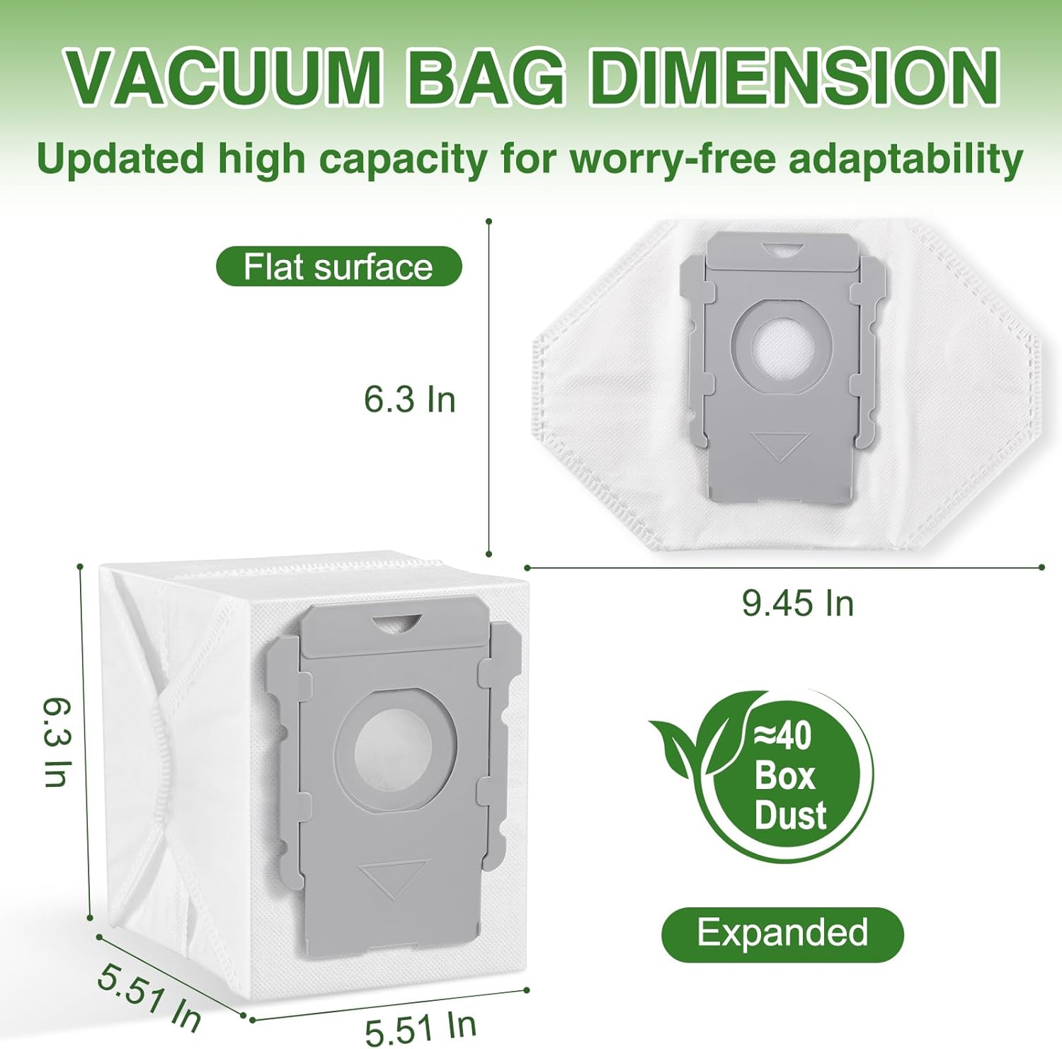 VBN Vacuum Bags for iRobot Roomba i Series | 26-Pack Compatible with i3+, i4+, i5+, i6+, i7+, i8+, j7+, j8+, j9+, s9+