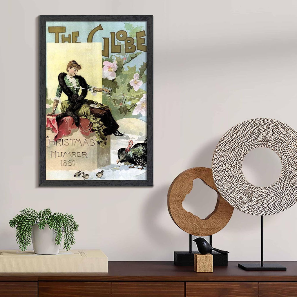 Upsimples 11x17 Picture Frame - Stylish Black Wall Gallery Frame with Engineered Wood | 1 Pack