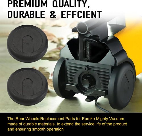 Eureka 15409-119N Vacuum Rear Wheels - Durable Replacement for Mighty Mite 3600 Series | 2-Pack