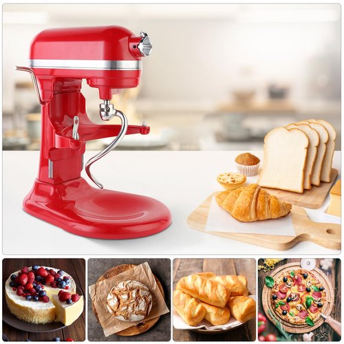 Stainless Steel Spiral Dough Hook Compatible with KitchenAid 5 Plus-6QT Mixer,Bowl Lift Stand Mixer Accessory, Rust Resistant, Effectively Kneads Bread,Pizza,Pasta and Biscuits,Dishwasher Safe