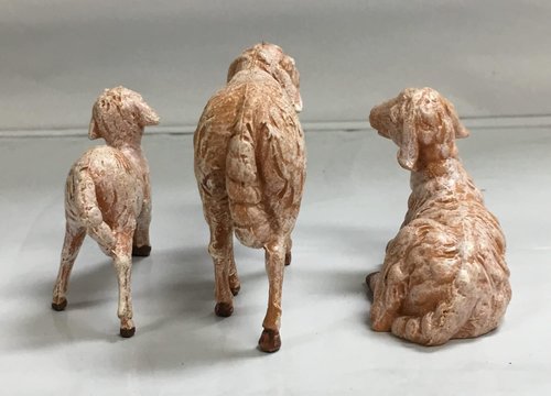 Fontanini by Roman Inc. | 3-Piece Sheep Family Set | Hand Sculpted Nativity Figures - 5" Collection