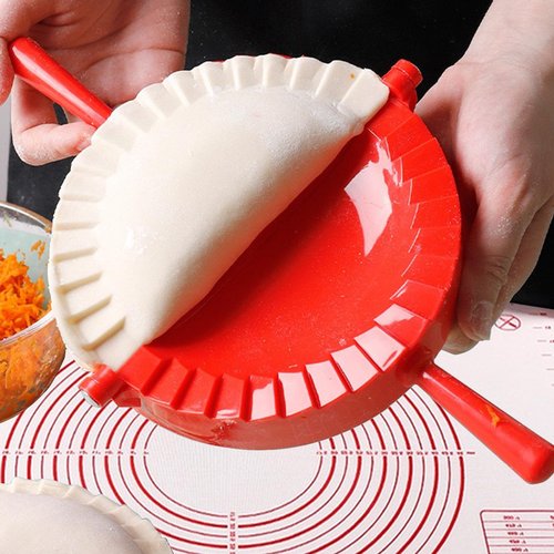 Empanada Press, 6 Inch Empanada Maker, with Large Non Stick Pastry Mat and Dough Cut for Making Pies, Empanadas, Large Pot Stickers…