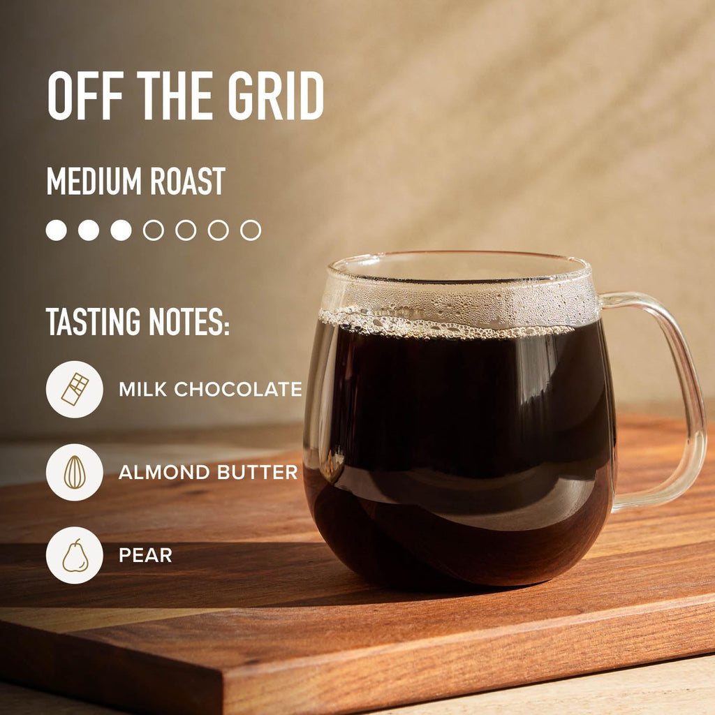 Peet's Coffee - Medium Roast Ground Coffee | 100% Arabica - Off the Grid Blend, 10.5 Ounce Bag