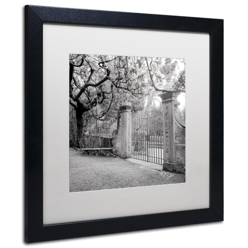 Trademark Fine Art Firenze I by Alan Blaustein, White Matte, Black Frame 16x16-Inch