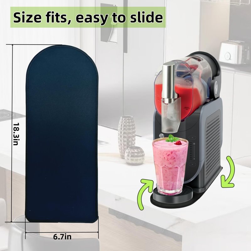 JKCWOTS Sliding Pad Compatible with Ninja Slushie Machine FS301C / FS301 / FS300,slushie machine accessories,Quickly Slide the Frozen Drink Machine on Table