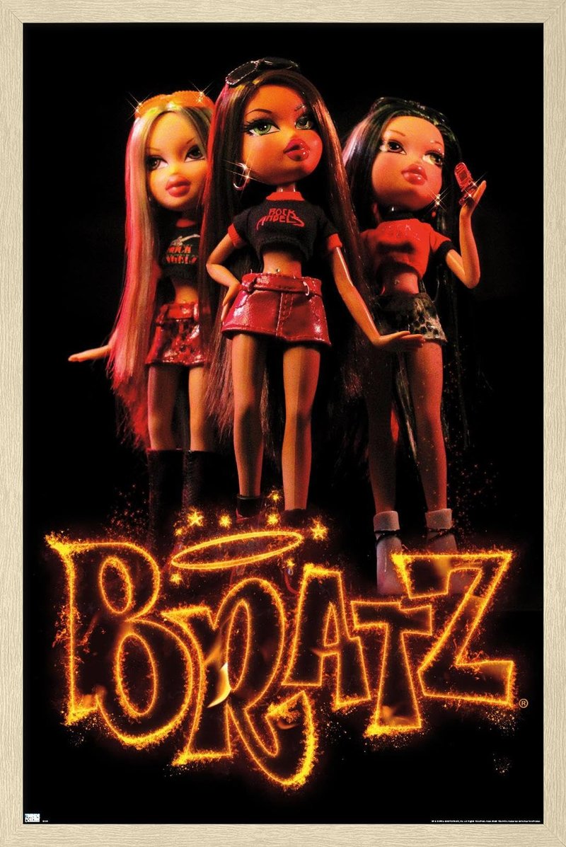 Bratz: Scream - Group Wall Poster, 22.4L" x 14.7W", Blonde Framed Version
