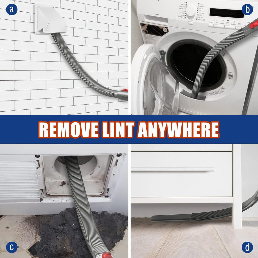 Sealegend Dryer Vent Cleaner Kit - 2 Flexible Brushes for Dyson V7, V8, V10, V11, V15 & More