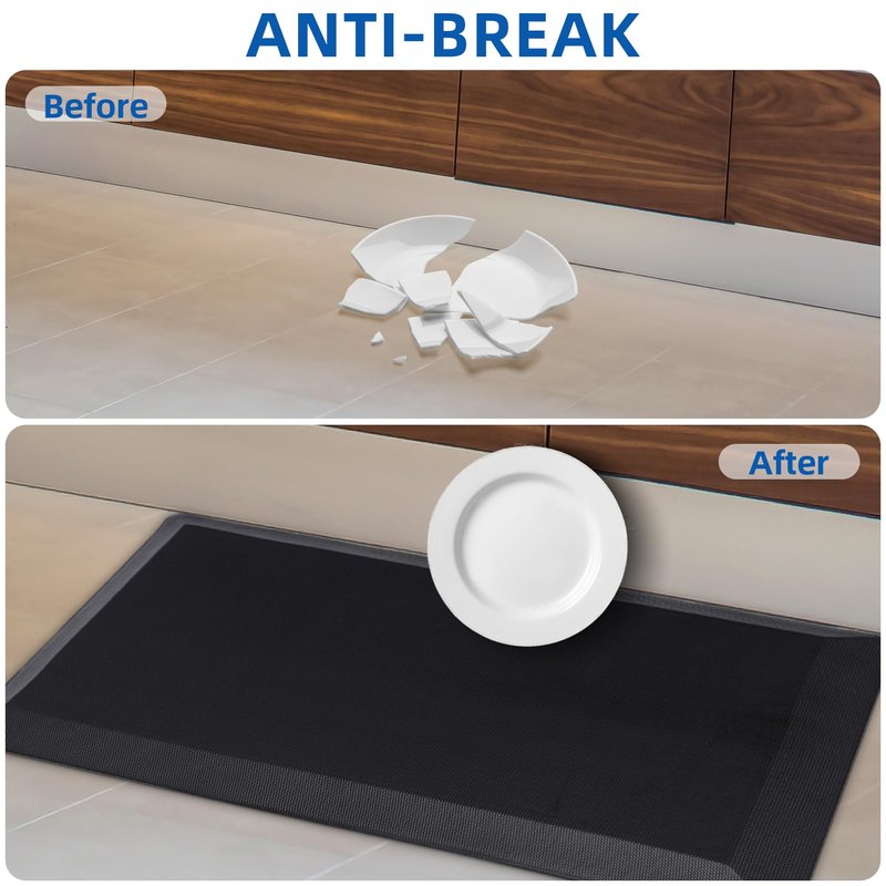 Anti Fatigue Kitchen Mats for Floor, 9/10 Extra Thick Cushioned Standing Desk Mat, Comfort Memory Foam Ergonomic Kitchen Rugs and Mats Non-Slip Waterproof for Office, Kitchen, Sink, 20" x 39"