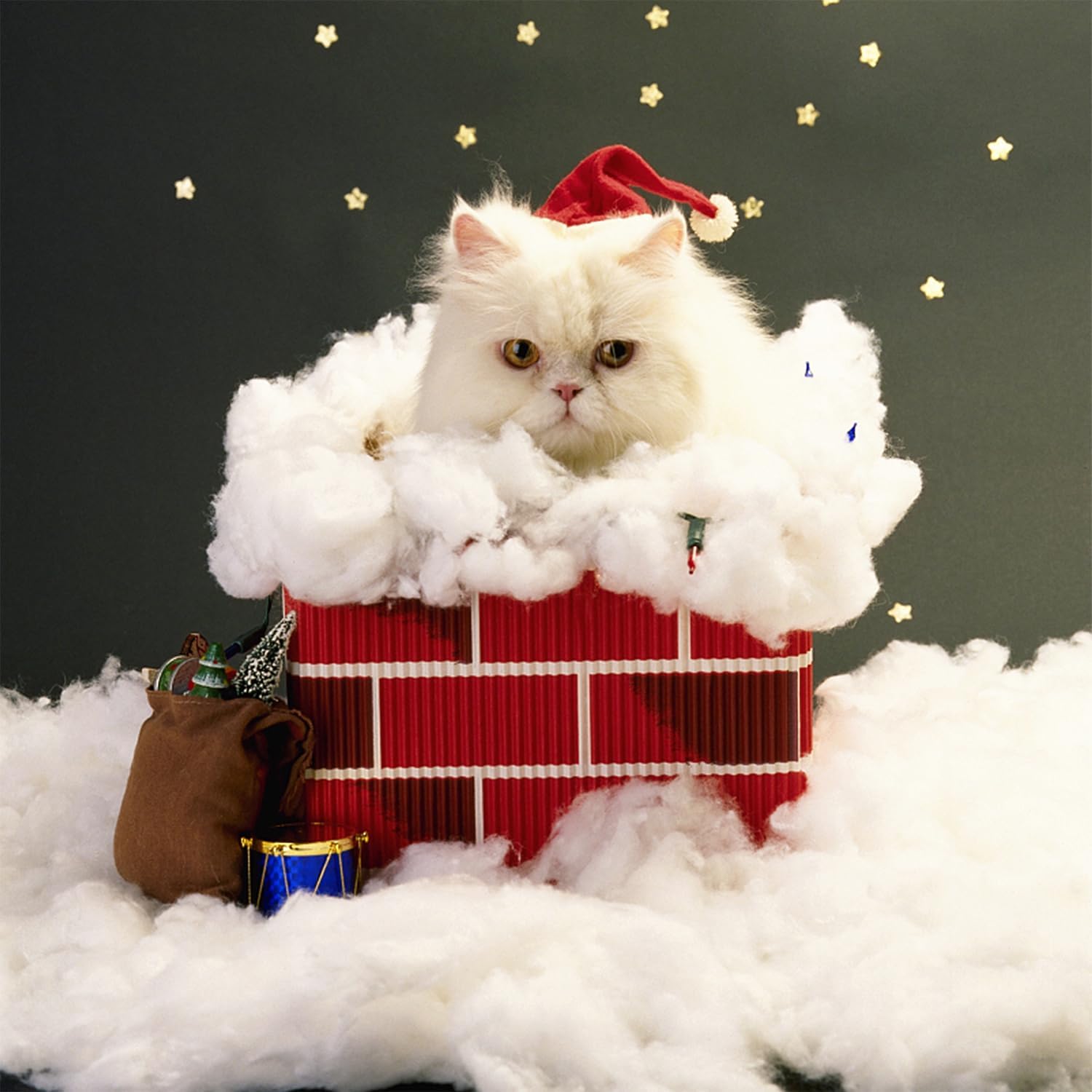 Skiennix Christmas Fake Snow Decoration - 17 OZ Fluffy Artificial Cotton for Winter Village & Crafts