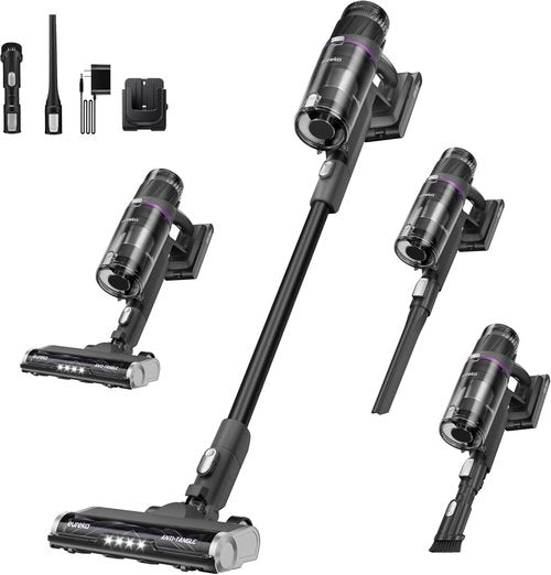 Eureka Cordless Stick Vacuum Cleaner - ReactiSense 440 with 60-Minute Runtime | Anti-Tangle Brushroll for Pet Hair & Carpets