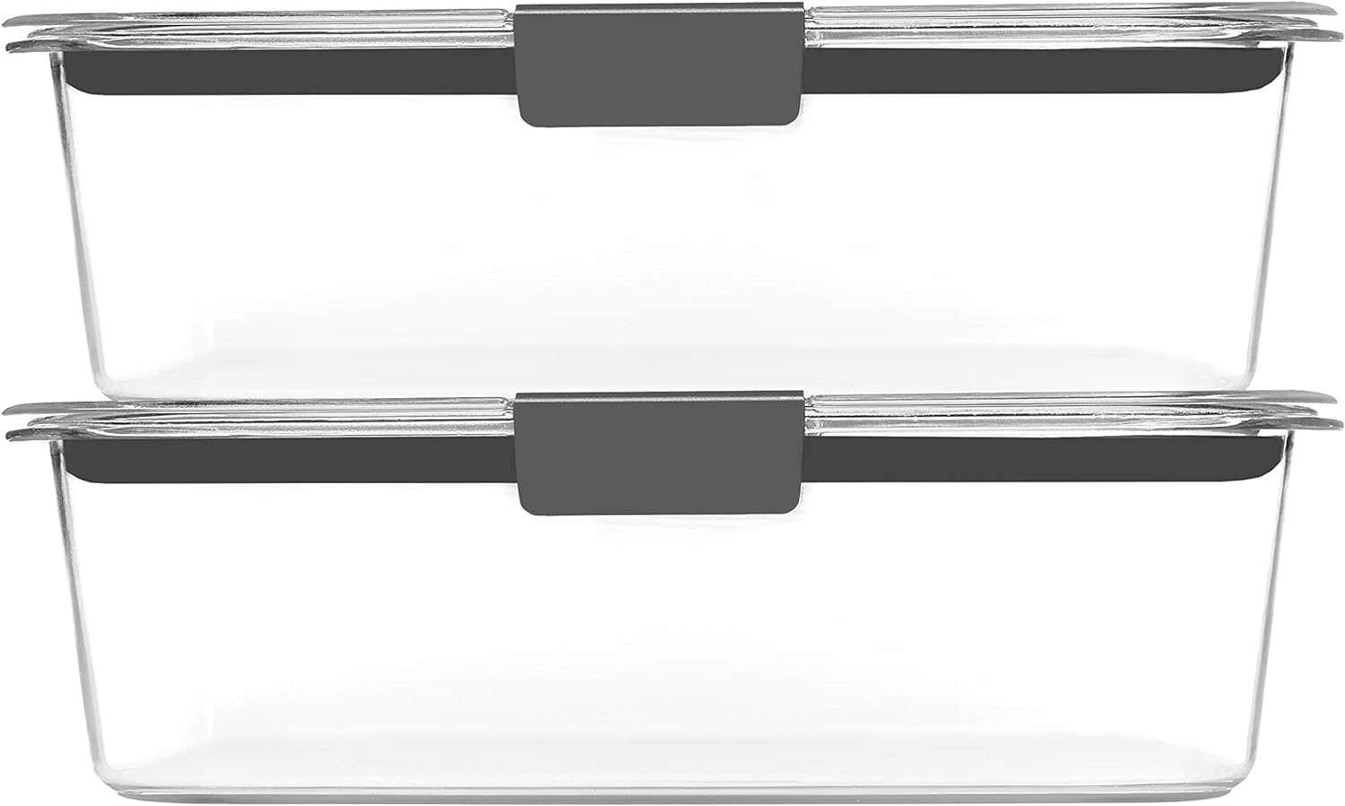 Rubbermaid Brilliance Food Storage Containers Set - BPA Free, Includes 2 (9.6 Cup) & 5 (1.3 Cup)