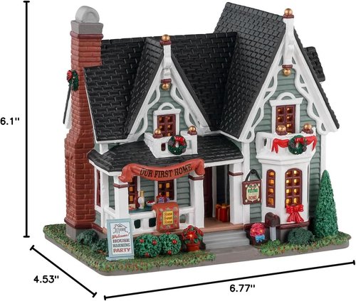 Lemax House Warming Figurine - Charming Decor for Cozy Home | Perfect Gift Idea