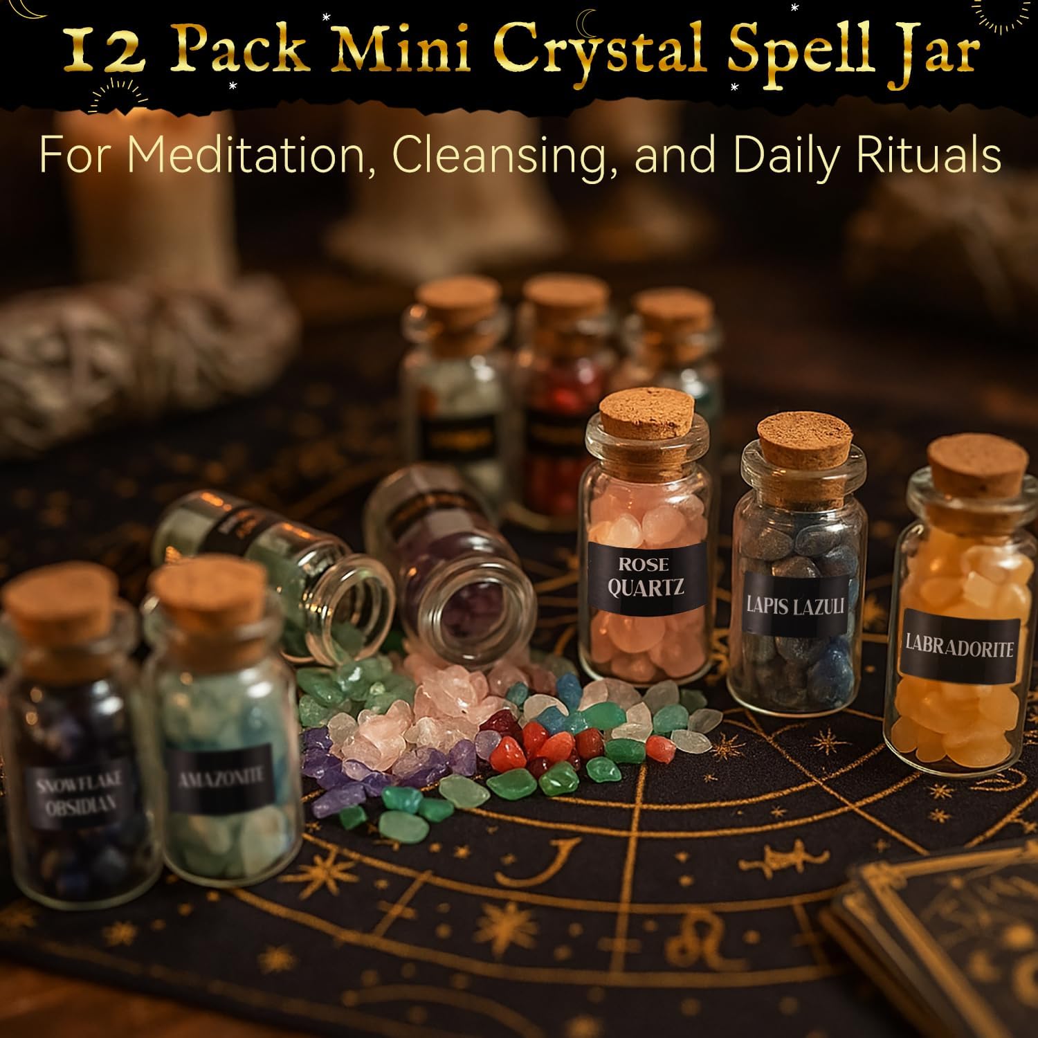 Regine Switzerland Magical Witchcraft Advent Calendar - Healing Crystals, Herbs & Candles | Unique Gifts for Women & Teens