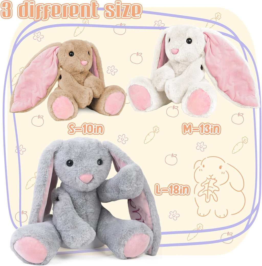 Personalized Bunny Plush - Custom Stuffed Animal with Embroidered Name | Perfect Gift for Babies & Toddlers