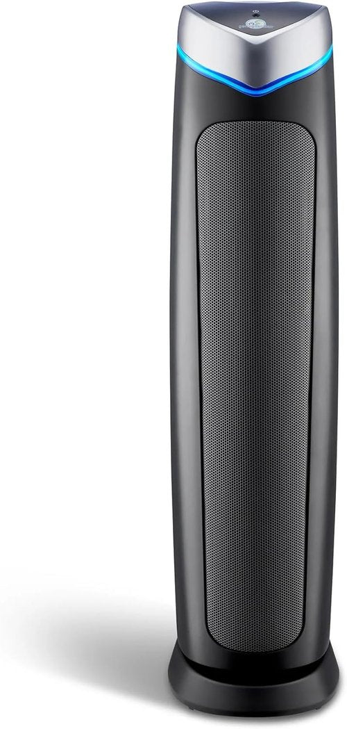 GermGuardian 5-In-1 HEPA Air Purifier - Large Room Coverage Up to 915 Sq. Ft. | UV-C Light & Odor Reduction, Gray
