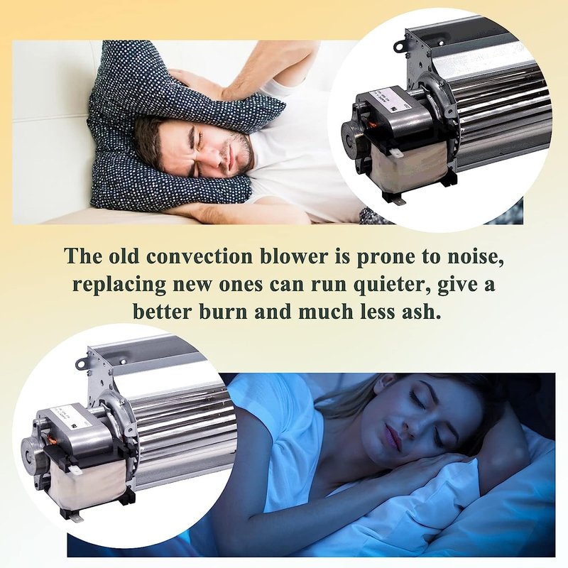 Criditpid SRV7000-659 Convection Blower Fan Replacement for PelPro PP60, PP60-B Pellet Stove, Pleasant Hearth PH50CABPS, PH35PS, PH50PS Pellet Stove.