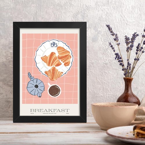 LaVie Home 3.5x5 Picture Frame - Classic Black Frame with HD Plexiglas for Wall Display