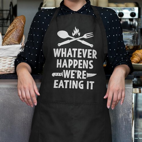 SANDJEST Gift Cooking Grilling BBQ Apron for Men Funny Aprons with Pockets Women Husband Dad Grandpa Boyfriend Wife Girlfriend Mom - Humorous Aprons Gifts for Birthday Christmas