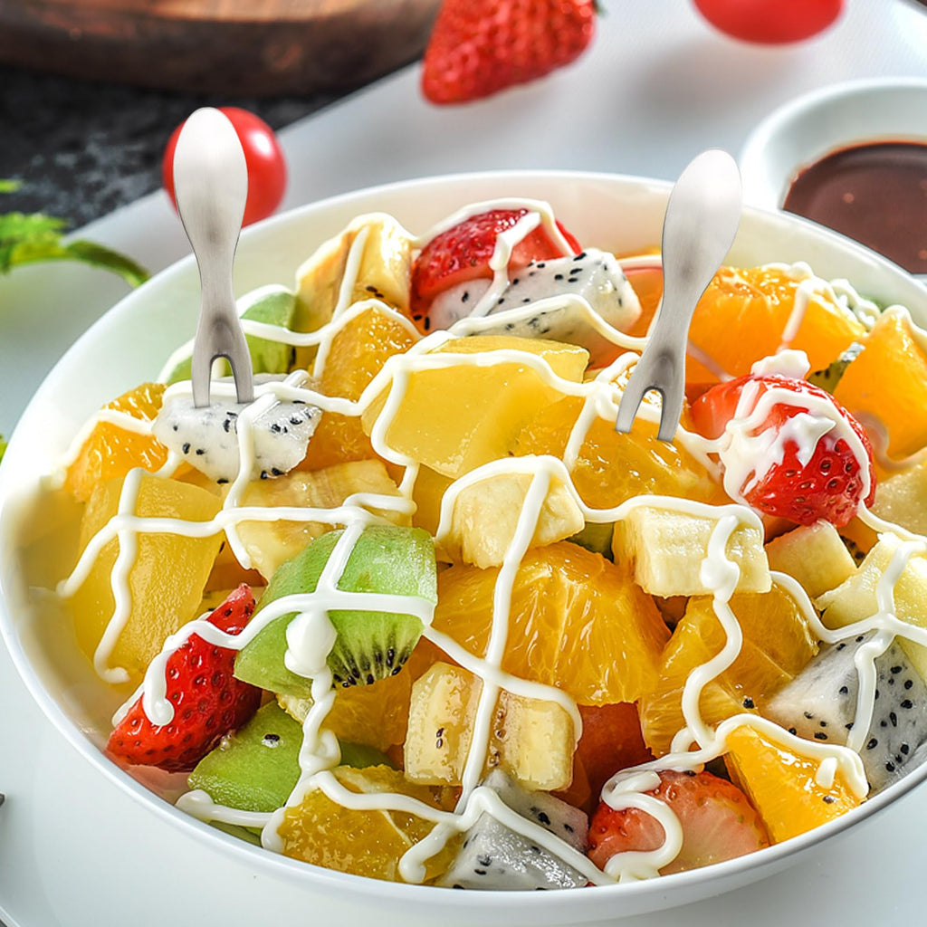 Vkinman 20 Pack Corn Holders Stainless Steel Corn Holders Corn on The Cob Skewers Twin Prong Sweet Corn Holder for BQ Camping Outdoor Kitchen Tool