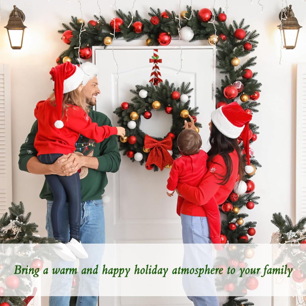 Regine Switzerland 2-Pack Wreath Hangers - Durable Metal Over-The-Door Design for Christmas Decor