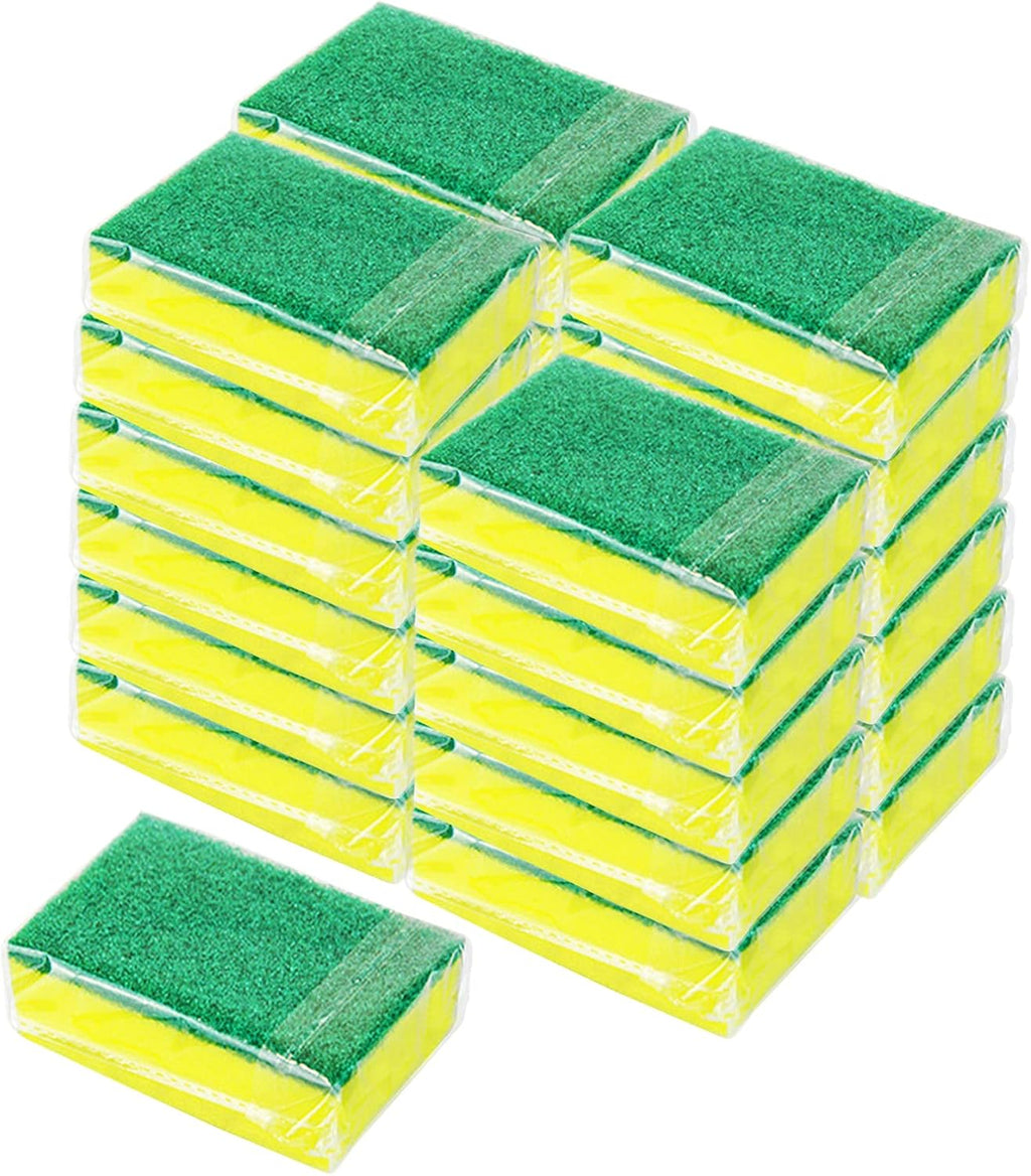 Regine Switzerland Kitchen Cleaning Sponges - 36-Pack Odor-Free Non-Scratch Dishwashing Pads