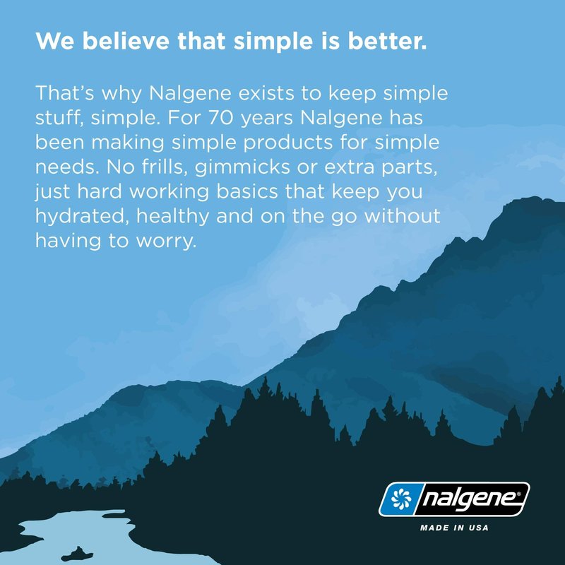 Nalgene Sustain Tritan BPA-Free On The Fly Water Bottle Made with Material Derived from 50% Plastic Waste (Using ISCC Certified Mass Balance), 24 OZ, Rhino with Brown/Black