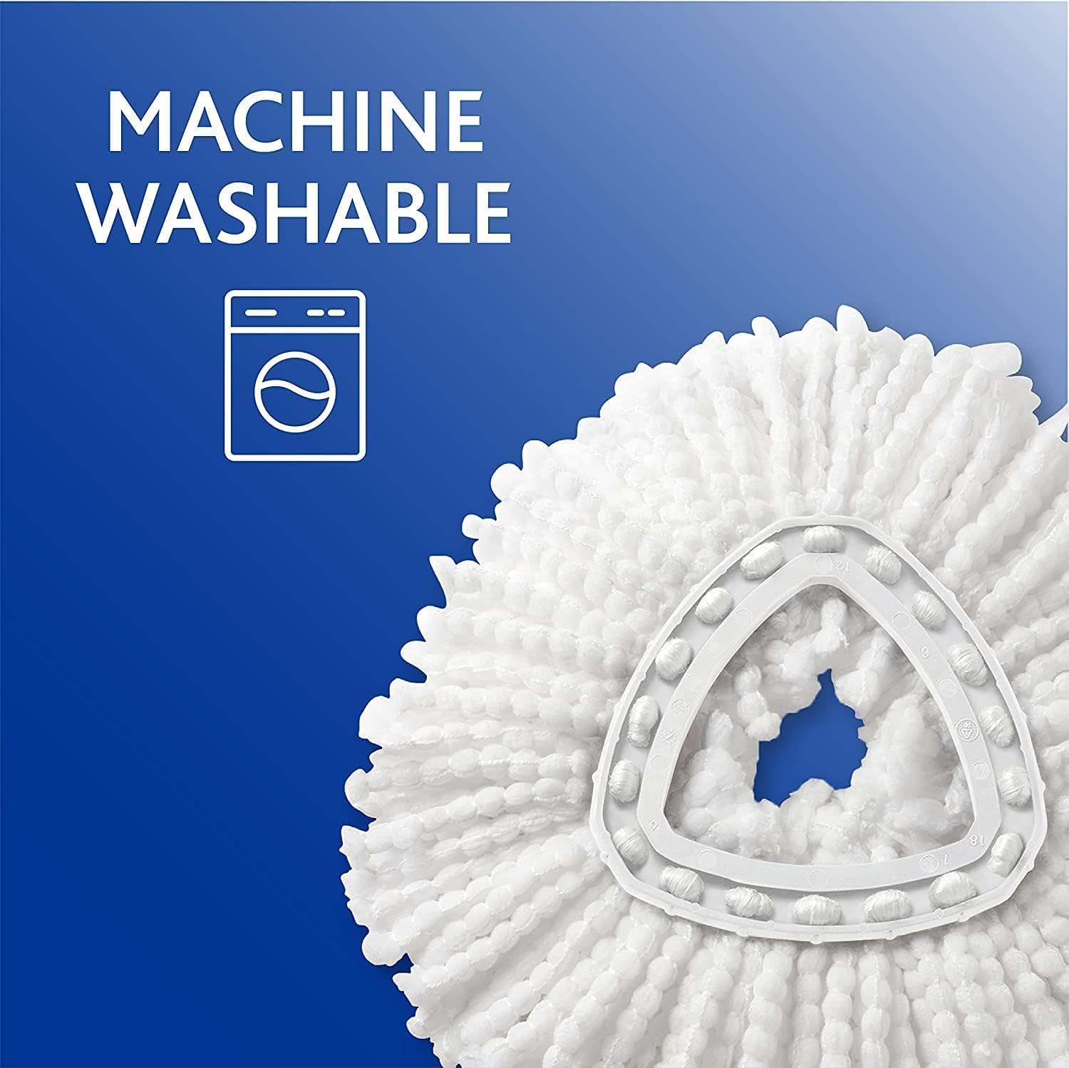 O-Cedar EasyWring Spin Mop Head Refill - 3 Pack for Effortless Cleaning & Shine