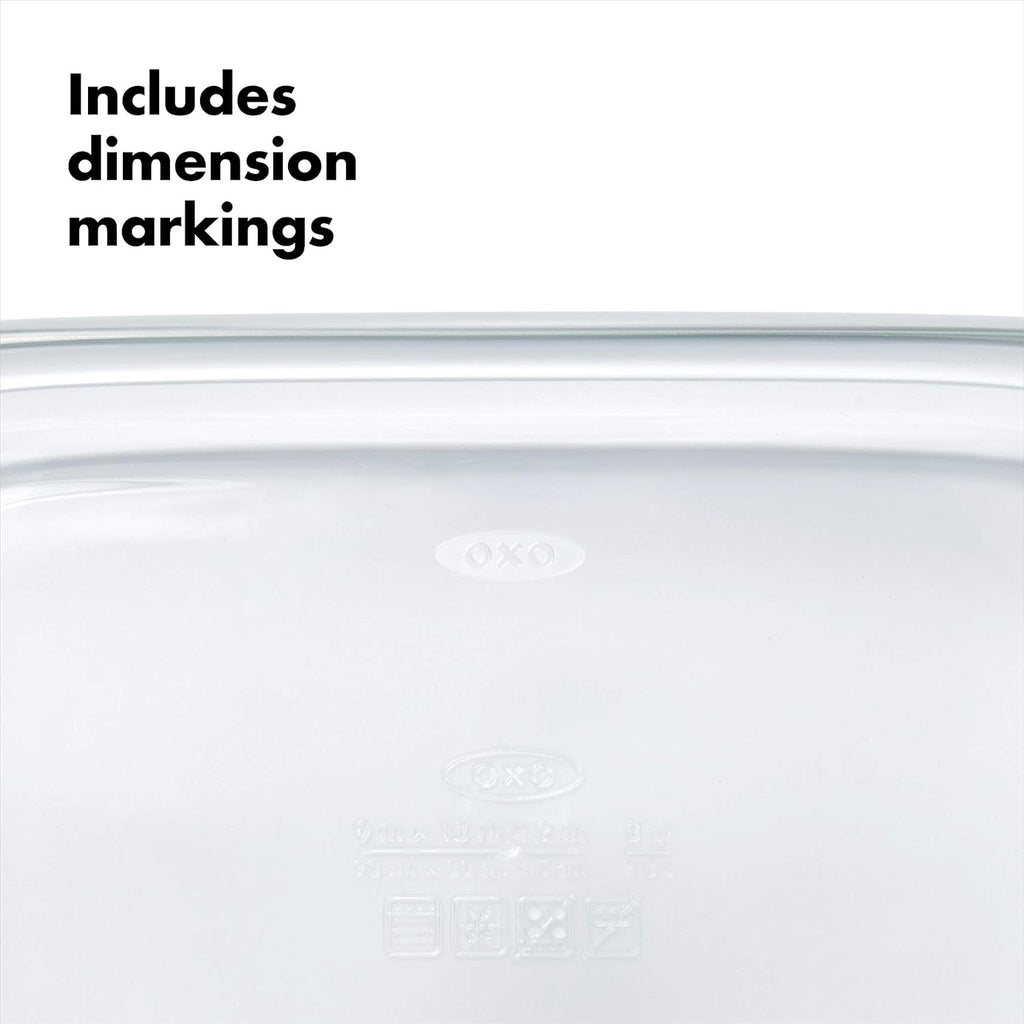 OXO Good Grips 3 Qt Glass Baking Dish - Durable, Oven Safe, Perfect for Casseroles & More