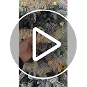 49.2ft Iridescent Tinsel & Holographic Circle Garland - Party Decor