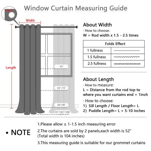 MYSKY HOME 100% Blackout Curtains for Girls Bedroom 84 Inches Long with Purple Pom Pom Sheer Total Light Blocking Curtains for Living Room 2 Panels Grommet Room Darkening Window Drapes 52W x 84L