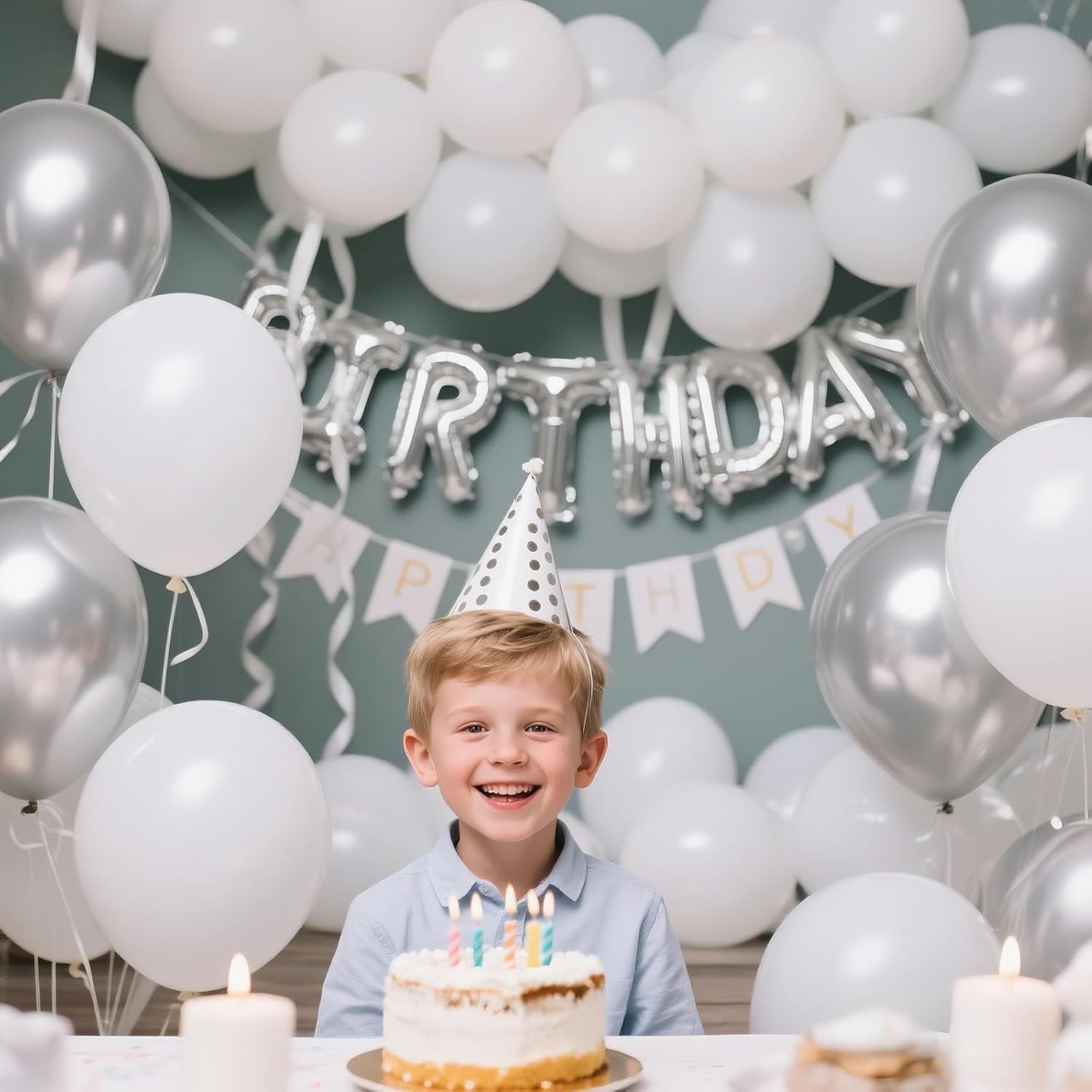 Skiennix 12-Inch White Latex Balloons - 110 Pack for Wedding & Bridal Shower Decorations | Includes 2 Ribbons