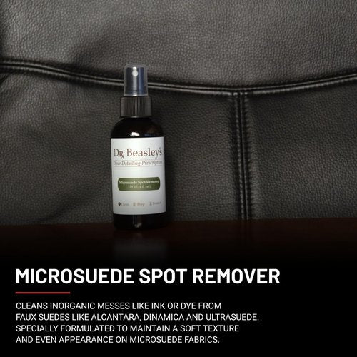 Dr. Beasley's Microsuede Spot Remover 32 fl oz - Specially Formulated for Faux Suedes, Preserves Softness, Wipe Away Ink, Dye Transfers, Stains