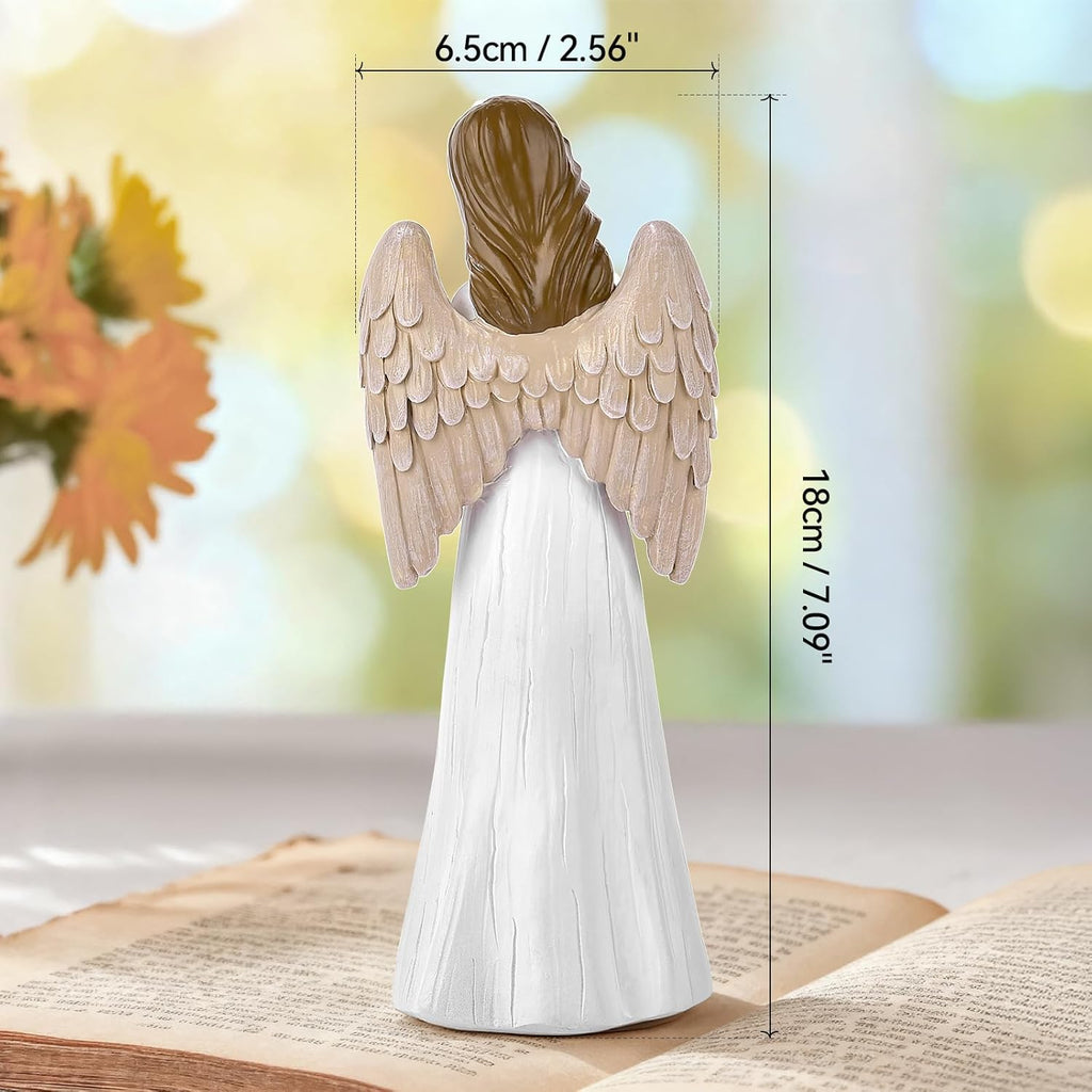 Sentimental Retirement Gifts for Women | Hand-Painted Angel Figurine - Perfect Gift for Teachers, Nurses & Friends - 7”