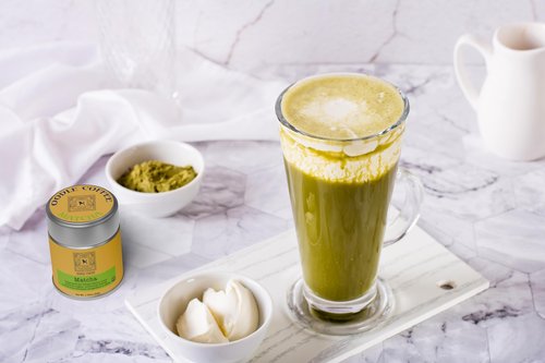 Oodle Coffee Organic Ceremonial Grade Matcha Powder 30g - Japanese Green Tea, First Harvest, Stone Ground - Hot/Iced Latte, Vegan, Gluten-Free, No Bitterness