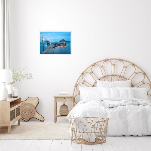 JCJMY 12x14 Picture Frame - White Wall Mount Frame for Horizontal or Vertical Display