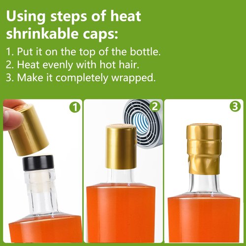 BPFY 12 Pack 3 oz Glass Liquor Bottles with T-Top Black Caps and Heat Shrink Capsules, Empty Mini Vodka Bottles, Travel Shots Bottle for Wine, Alcohol, Whiskey, Beverages