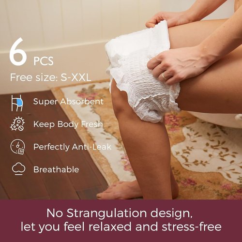 Momcozy Postpartum Recovery Kit - Self-Absorbent Underwear, Nursing Pads & Peri Bottle Set