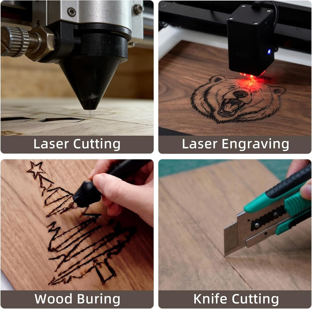 Walnut Plywood Sheets by [Brand Name] - 12x12 Inch | 1/8 Inch Thick | Ideal for Laser Cutting & Crafts