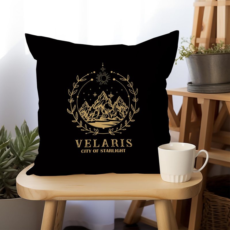 OUZ Fourth Wing Merch, Basgiath War College Pillow Cover, Inspired Gift for Dragon 2 Sided Pillowcase, Birthday Graduation Gift Pillow Case Decor, Home Decor18x18Inch (Black-02)