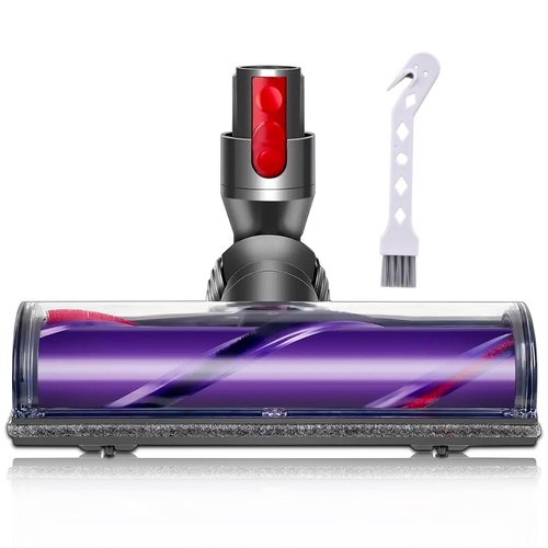Arcets Vacuum Brush Head Attachment Compatible for Dyson V7 V8 V10 V11 V15 Replacement Part Electric Head for Hardwood Floor Carpets SV10 SV11 SV12 SV14