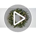 20-Inch Artificial Eucalyptus Wreath with Burlap Bow for Front Door Decor