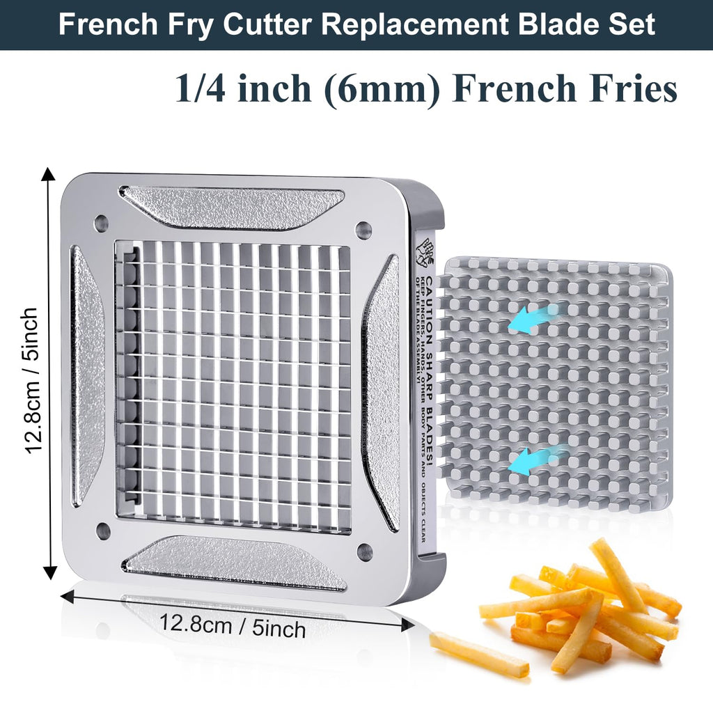 Sopito French Fry Cutter Replacement Blade for V6, 1/4 Inch