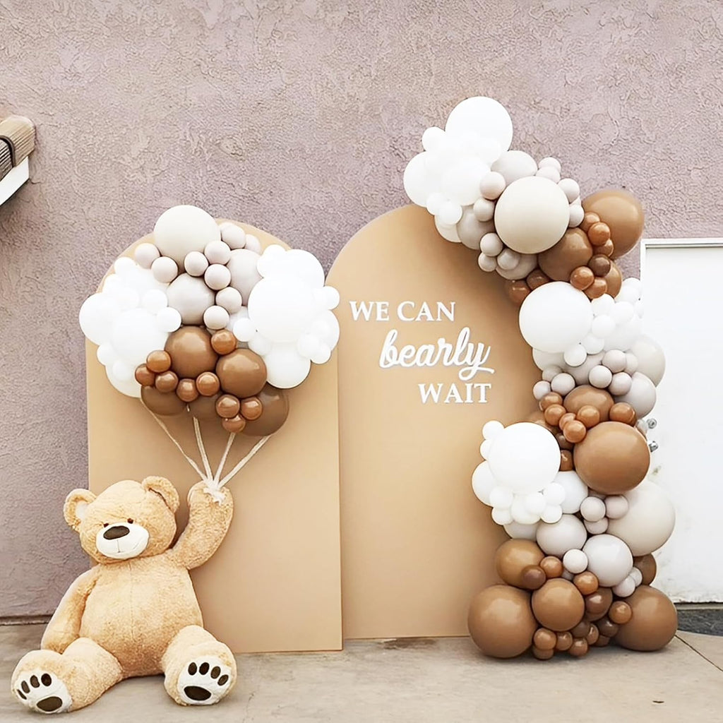 Voircoloria Brown Balloons - 12-Inch Latex Party Balloons | 66-Pack for Weddings, Birthdays & More