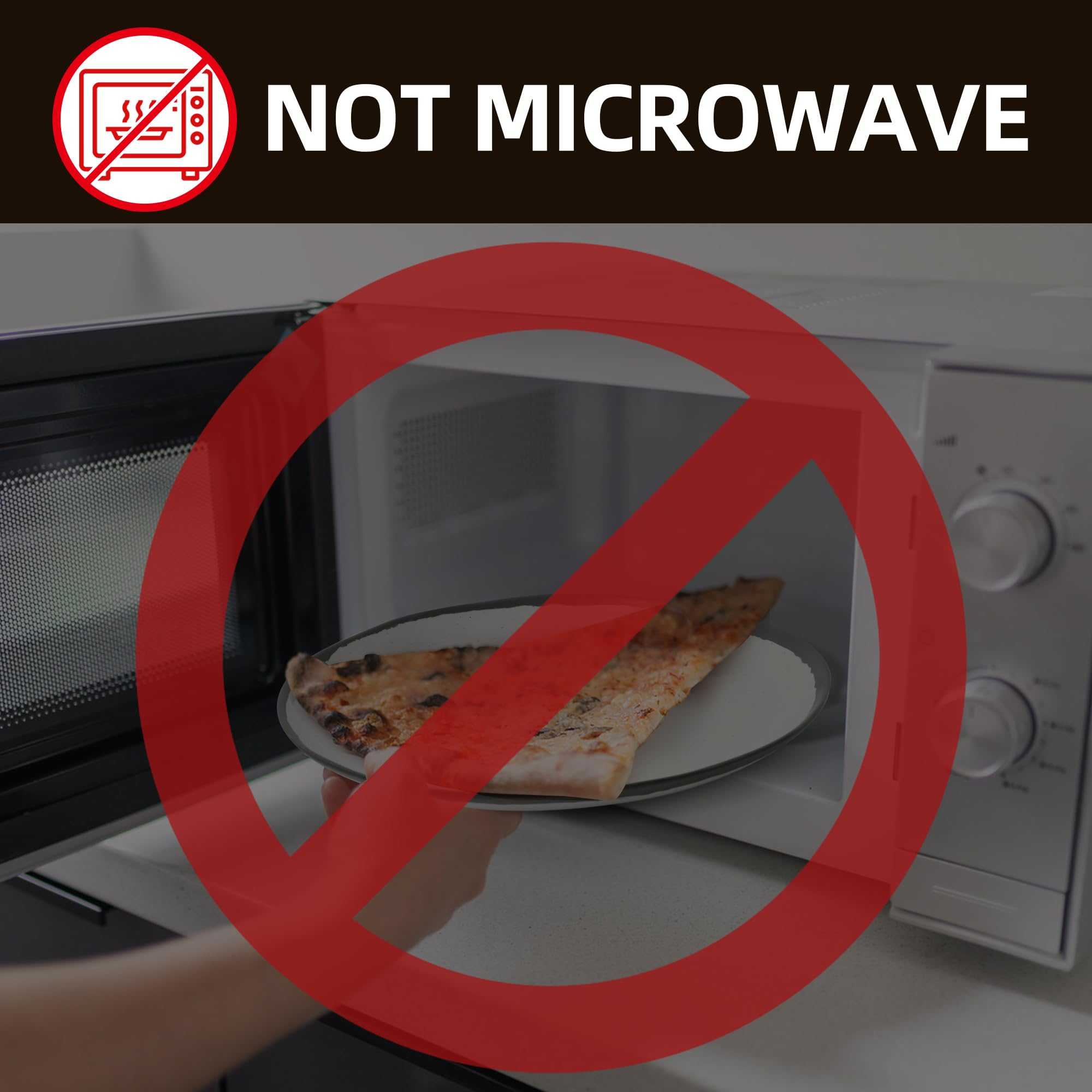 Joviton HOME 18PCS Grey Rim Vintage Melamine Plastic Dinnerware Set for 6 Outdoor Plates and Bowls Sets, Dishes Set