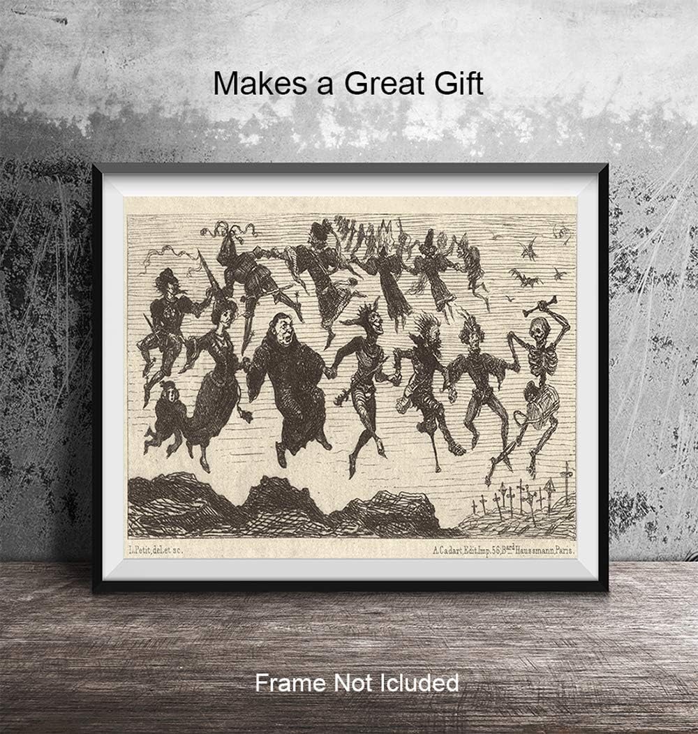 Regine Switzerland Witches Decor | Gothic Wall Art for Pagan & Wiccan Homes - Unframed Print