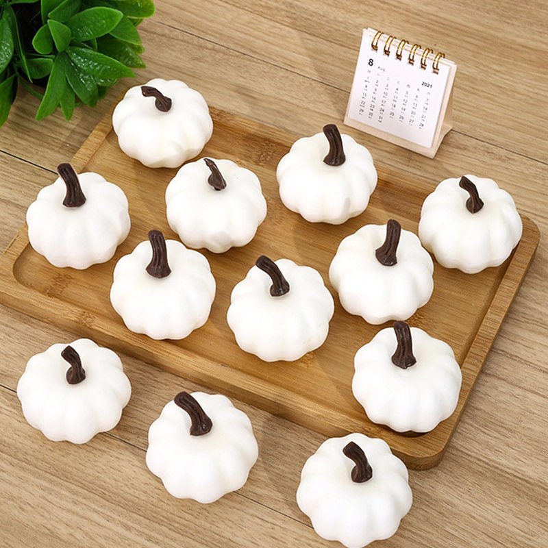 3 Pack Halloween Pumpkin Chocolate Mold, 3D Autumn Harvest Theme Pumpkin Silicone Mould Thanksgiving Cake Pan Fall Soap Molds for Muffin Pudding Mousse Candy Cupcake Jelly Baking Home Decor