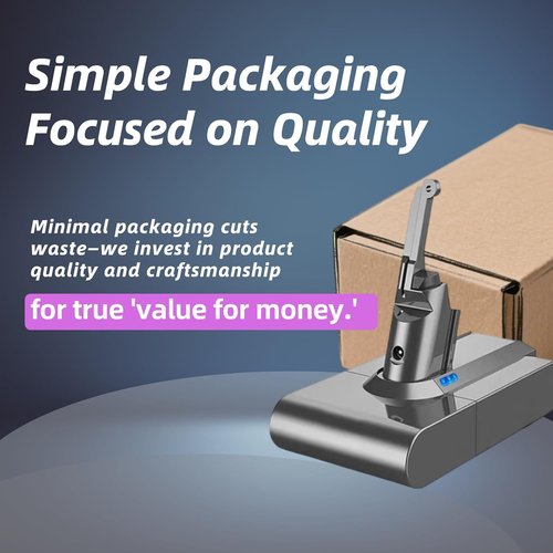Dyson V8 Battery Replacement - Upgraded 21.6V Compatible with Animal, Absolute, Motorhead | Cordless Vacuum 215681
