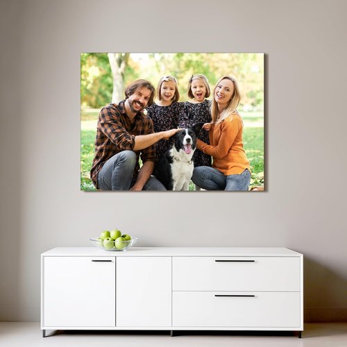 Custom Canvas Prints by [Brand Name] - Personalized Photo Wall Art for Weddings, Family & Pets | 24x18 Wrapped Frame